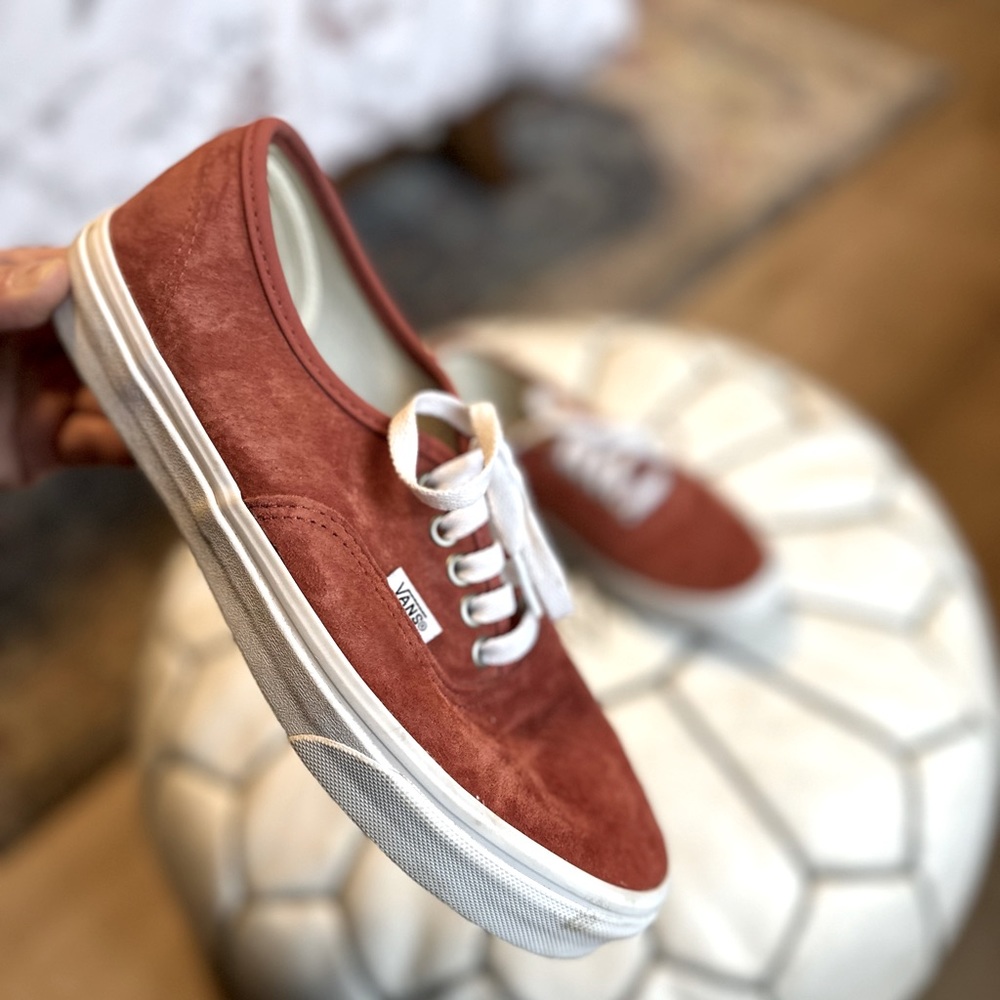 Vans Heritage |  Pig suede |  Terra Cotta - Dk Rose Athletic Shoe woman size 8